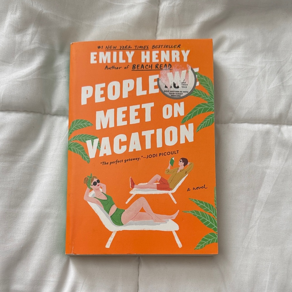 'People We Meet on Vacation' Book - Orange Cover